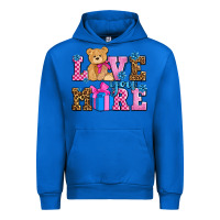 Cobalt love you more olivia Urban Hoodie - OliviaCreatesArt