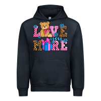 Navy love you more olivia Urban Hoodie - OliviaCreatesArt