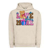 Pigment French Oak love you more olivia Urban Hoodie - OliviaCreatesArt