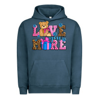 Pigment Midnight Navy love you more olivia Urban Hoodie - OliviaCreatesArt