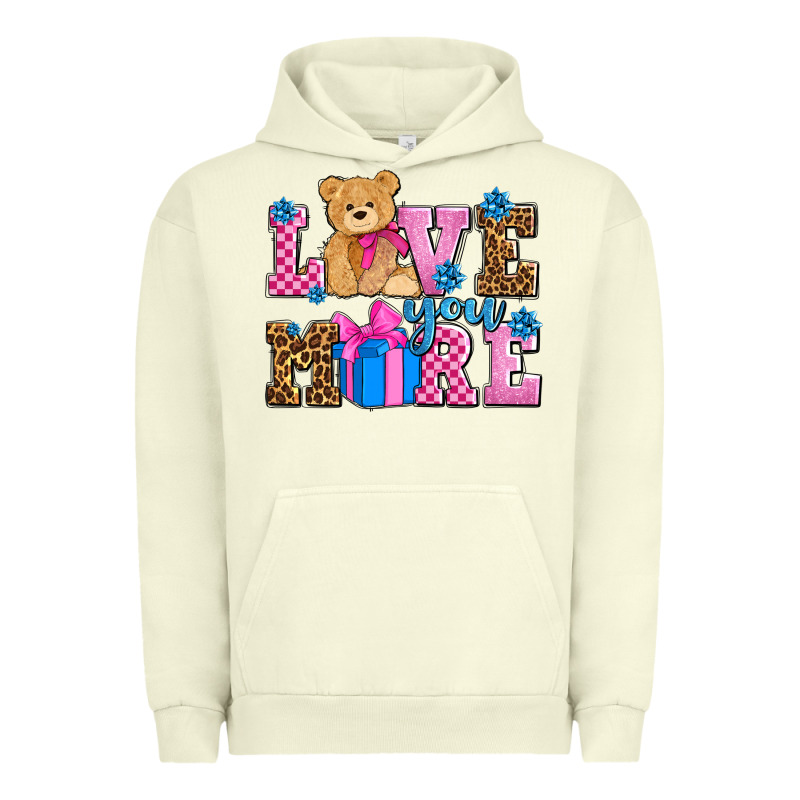 Love You More Olivia Urban Hoodie by OliviaCreatesArt | Teevron