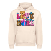 Sandshell love you more olivia Urban Hoodie - OliviaCreatesArt