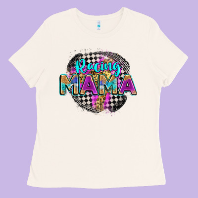 Racing Mama Ladies Tee Designed By Zillion Design Studio