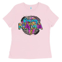 Bubblegum Pink racing mama Ladies Tee - Zillion Design Studio