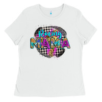 White racing mama Ladies Tee - Zillion Design Studio