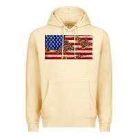 Pina Colada American flag leopard sunflower Premium Hoodie - JahusDesignShop