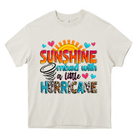 Cream sunshine mixed with a little hurricane Heavy Core Tee - Zillion Design Studio