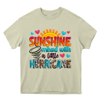 Mossy sunshine mixed with a little hurricane Heavy Core Tee - Zillion Design Studio