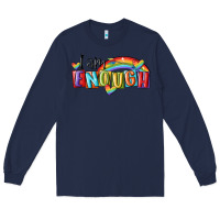 Navy i am enough lgbt Long Sleeve Tee - MaliasSmallBusiness