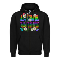 Black Pride LGBTQ+ Love Wins Zipper Hoodie - BundleAndBundleShop