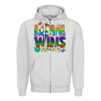 Dove Grey Pride LGBTQ+ Love Wins Zipper Hoodie - BundleAndBundleShop