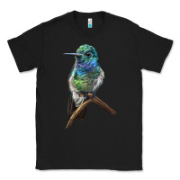 Black Ruby Throcuted Hummingbird Classic Tee - LillyAllenDesigns