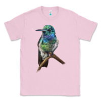 Bubblegum Pink Ruby Throcuted Hummingbird Classic Tee - LillyAllenDesigns