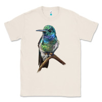 Natural Ruby Throcuted Hummingbird Classic Tee - LillyAllenDesigns