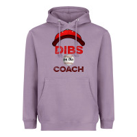 Lavender Dibs On The Coach Baseball Heavyweight Hoodie - Bettercallsaul