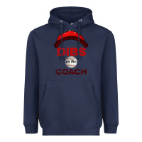 Navy Dibs On The Coach Baseball Heavyweight Hoodie - Bettercallsaul