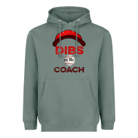 Sage Dibs On The Coach Baseball Heavyweight Hoodie - Bettercallsaul