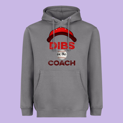 Dibs On The Coach Baseball Heavyweight Hoodie Designed By Bettercallsaul