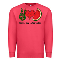 Cardinal Peace Love Watermelon Premium Sweatshirt - Bettercallsaul