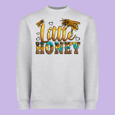 Western Little Honey Bee Heavyweight Sweatshirt Designed By Lillyallendesigns
