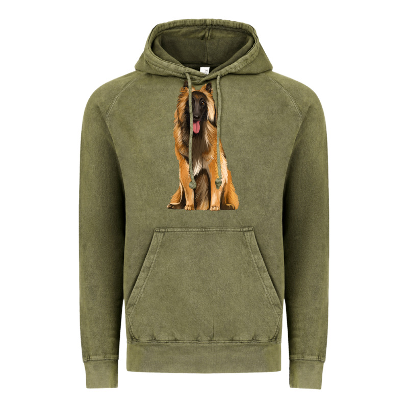 Belgian Shepherd Tervuren Vintage Hoodie by Artiststas | Teevron