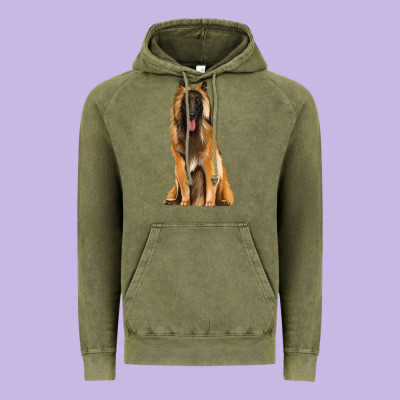 Belgian Shepherd Tervuren Vintage Hoodie Designed By Artiststas