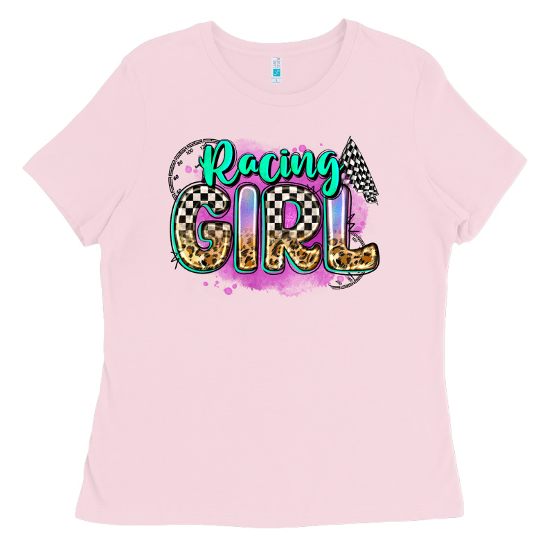 Racing Girl Ladies Tee by Zillion Design Studio | Teevron