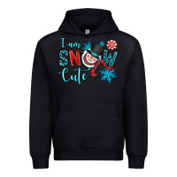 Black i am snow cute Urban Hoodie - OliviaCreatesArt