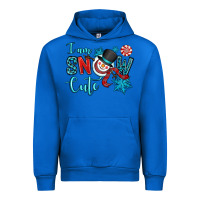 Cobalt i am snow cute Urban Hoodie - OliviaCreatesArt