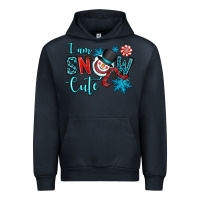 Navy i am snow cute Urban Hoodie - OliviaCreatesArt
