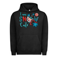 Pigment Black i am snow cute Urban Hoodie - OliviaCreatesArt