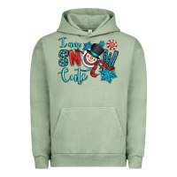 Pigment Oil Green i am snow cute Urban Hoodie - OliviaCreatesArt
