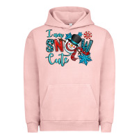 Pigment Salmon i am snow cute Urban Hoodie - OliviaCreatesArt