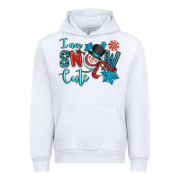 White i am snow cute Urban Hoodie - OliviaCreatesArt