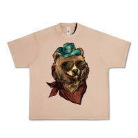 Burro bear cowboy Urban Heavy Tee - NancyCooperArtShop