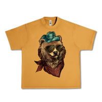 Peanut Butter bear cowboy Urban Heavy Tee - NancyCooperArtShop