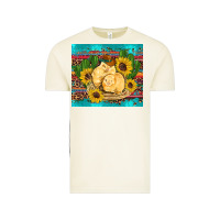 Vintage Arctic western chicks coop animals sunflowers cactus serape leopard turquoise Vintage Tee - Artiststas