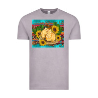Vintage Zinc western chicks coop animals sunflowers cactus serape leopard turquoise Vintage Tee - Artiststas