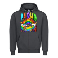 Smoke Western Proud Mom Zipper Hoodie - BundleAndBundleShop