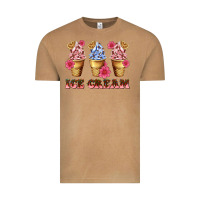 Floral Ice Cream Vintage Tee | Teevron