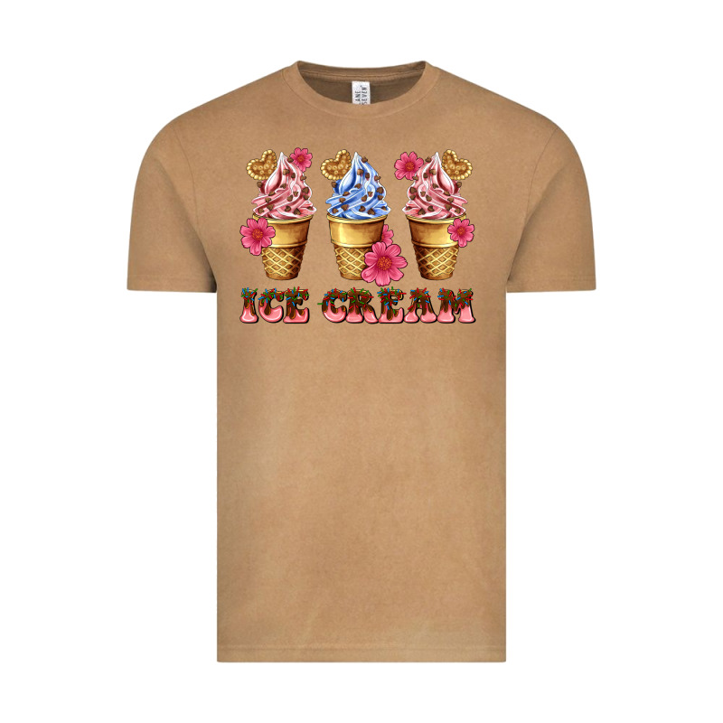 Floral Ice Cream Vintage Tee by AdoDesignShop | Teevron
