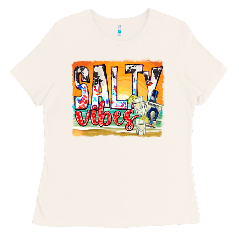 Salty Vibes Ladies Tee by texasbilliewilder | Teevron