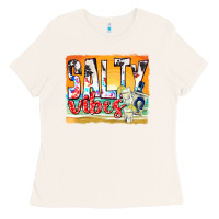 Bone salty vibes Ladies Tee - texasbilliewilder