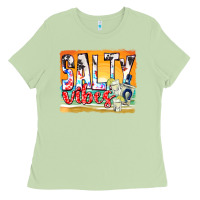 Matcha salty vibes Ladies Tee - texasbilliewilder