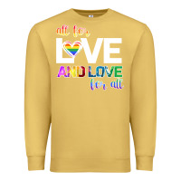 Antique Gold All For Love And Love For All Premium Sweatshirt - Bettercallsaul