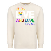 Sandshell All For Love And Love For All Premium Sweatshirt - Bettercallsaul