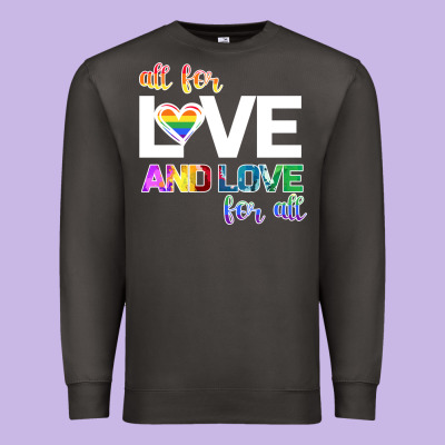 All For Love And Love For All Premium Sweatshirt Designed By Bettercallsaul