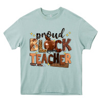 Proud Black Teacher Heavy Core Tee | Teevron