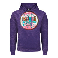 Cloud Purple nurse round earrings 2 Vintage Hoodie - BundleAndBundleShop