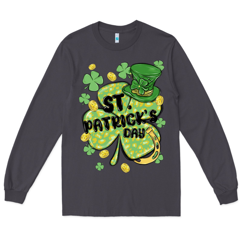 St. Patrick's Day Shamrock Long Sleeve Tee by MaliasSmallBusiness | Teevron